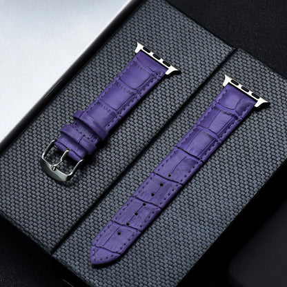 Classic Leather-Style Apple Watch Band