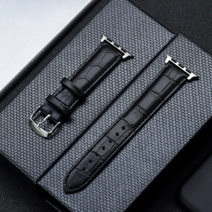 Classic Leather-Style Apple Watch Band