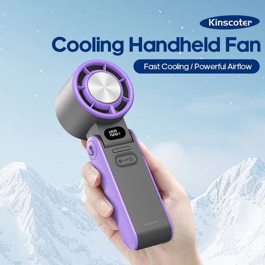 TurboCool Pro rechargeable handheld fan
