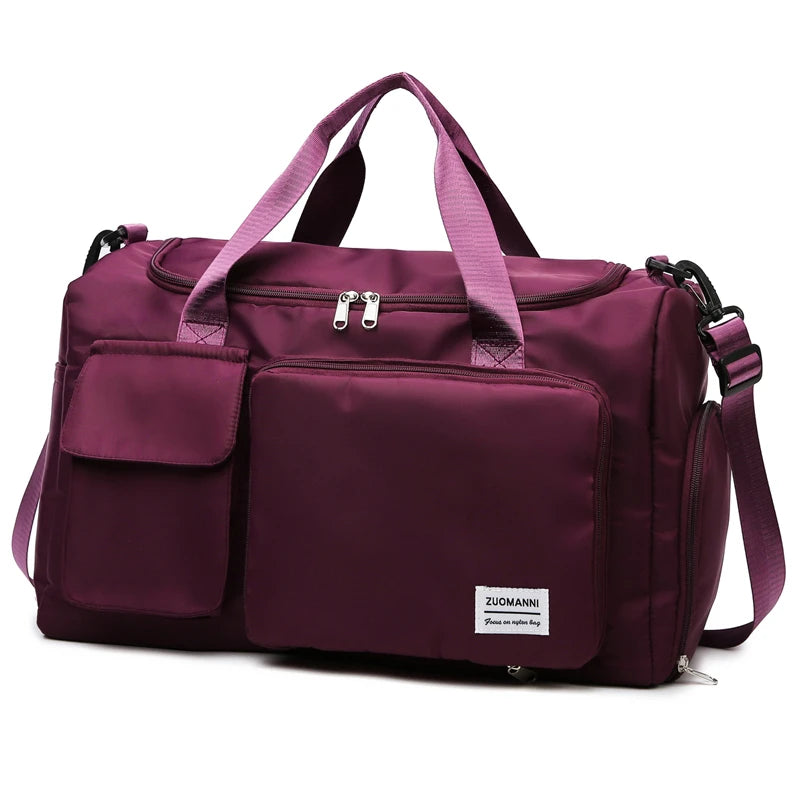 35L Weekender Travel Bag with Shoe Compartment