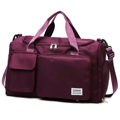 35L Weekender Travel Bag with Shoe Compartment