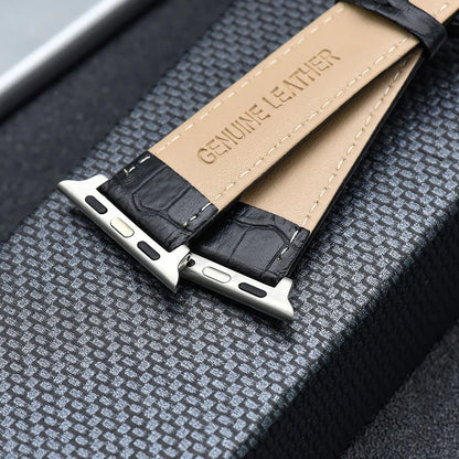 Classic Leather-Style Apple Watch Band