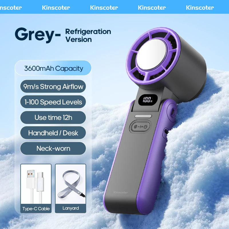 TurboCool Pro Rechargeable Handheld Fan
