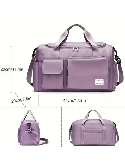 35L Weekender Travel Bag with Shoe Compartment
