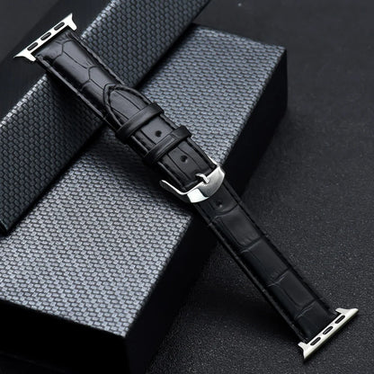 Classic Leather-Style Apple Watch Band