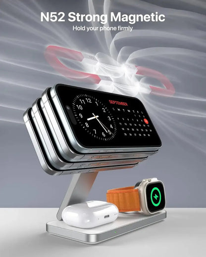 MagnaFold™ 3-in-1 Magnetic Charging Station