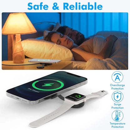 MagnaFold™ 2-in-1 Magnetic Charging Station