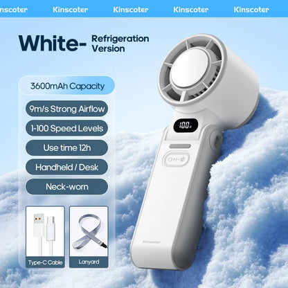 TurboCool Pro Rechargeable Handheld Fan