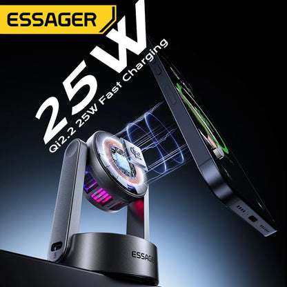3-in-1 Magnetic Wireless Charger – 25W Fast Charging Station