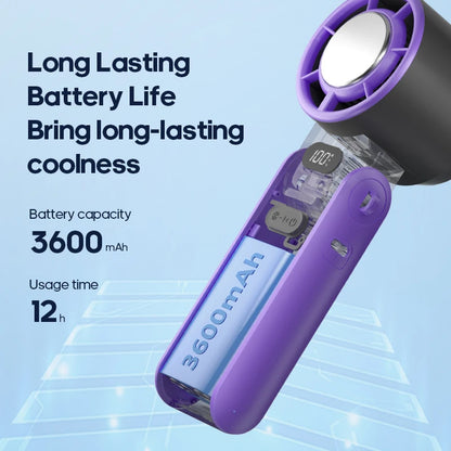TurboCool Pro Rechargeable Handheld Fan