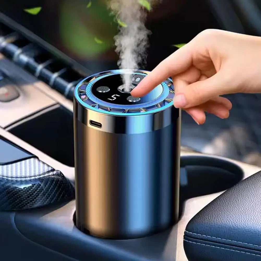 AuraDrive five-mode car aroma diffuser
