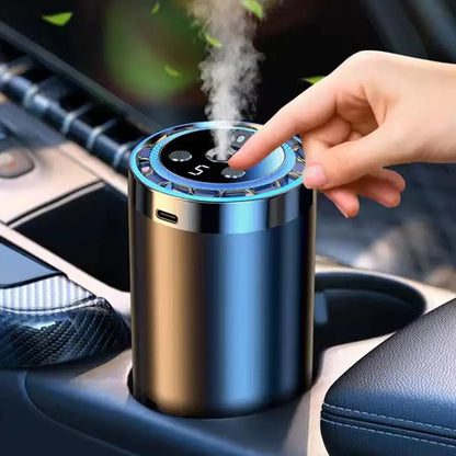 AuraDrive five-mode car aroma diffuser