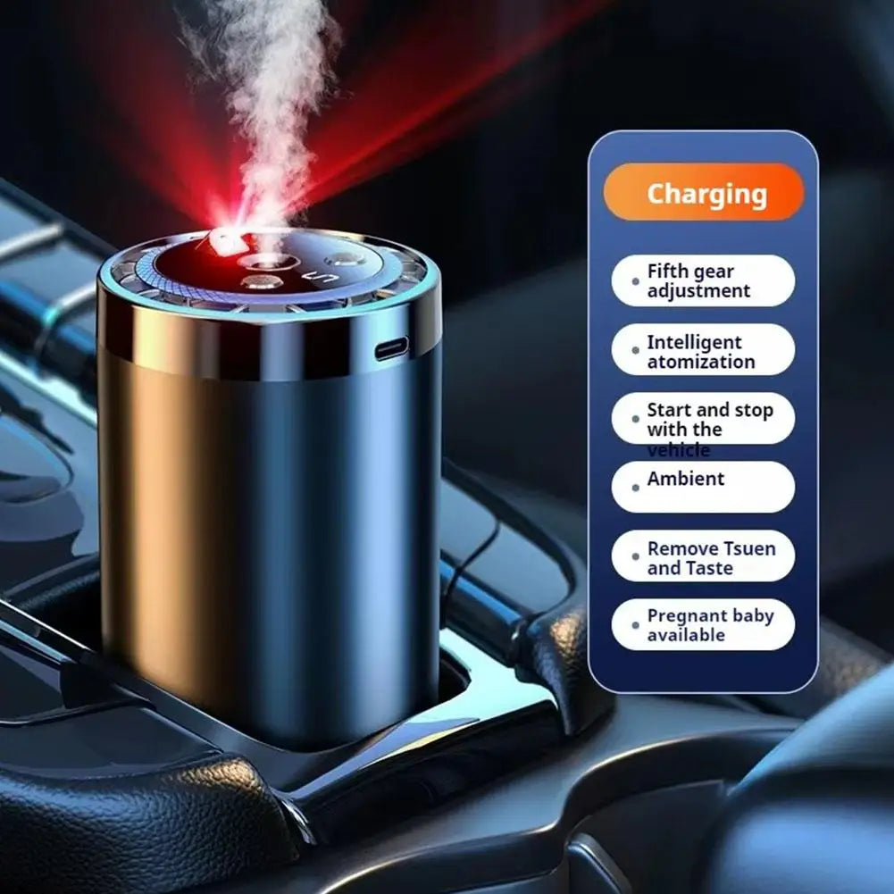 AuraDrive™ 5-Mode Car Aroma Diffuser