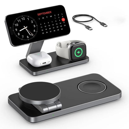 MagnaFold™ 3-in-1 Magnetic Charging Station