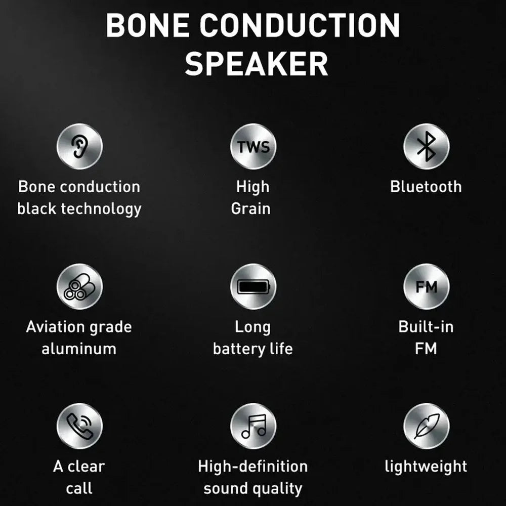 Mini Bone-Conduction Bluetooth Speaker