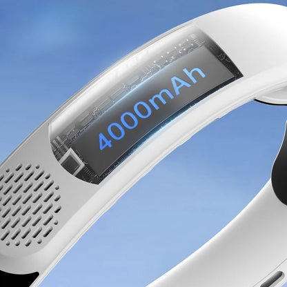 360° Bladeless Neck Cooling Fan with LED Display