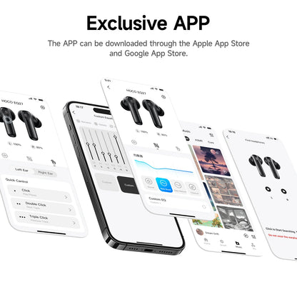 AeroTranslate™ Open-Ear AI Wireless Earbuds with Smart Touch Displa