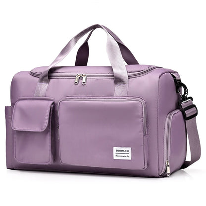 35L Weekender Travel Bag with Shoe Compartment