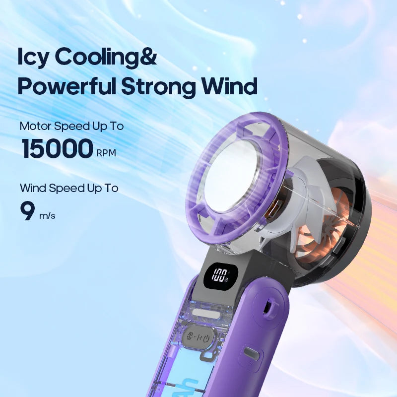 TurboCool Pro Rechargeable Handheld Fan