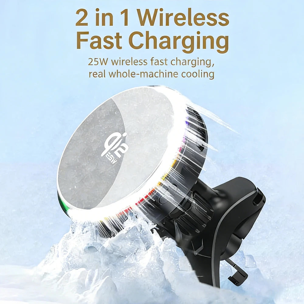 DriveCharge™ 25W Magnetic Wireless Car Charger